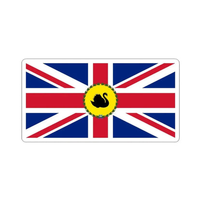 Flag of the Governor of Western Australia 1870-1953 (Australia) STICKER Vinyl Kiss-Cut Decal 6 Inch White - The Sticker Space