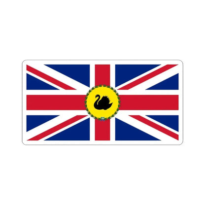 Flag of the Governor of Western Australia 1953-1988 (Australia) STICKER Vinyl Kiss-Cut Decal 3 Inch White - The Sticker Space