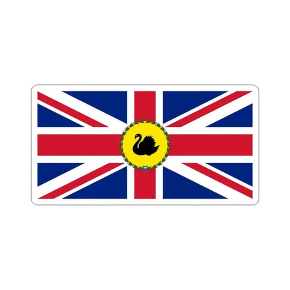 Flag of the Governor of Western Australia 1953-1988 (Australia) STICKER Vinyl Kiss-Cut Decal 6 Inch White - The Sticker Space
