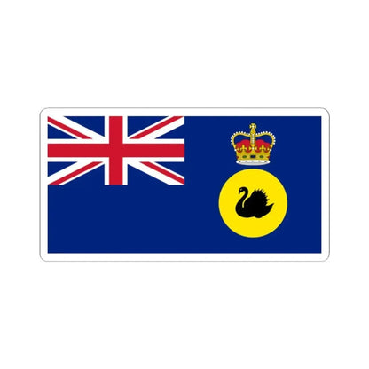 Flag of the Governor of Western Australia (Australia) STICKER Vinyl Kiss-Cut Decal 2 Inch White - The Sticker Space