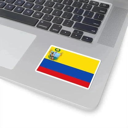 Flag of the Gran Colombia 1819-1820 version 1 (Colombia) STICKER Vinyl Kiss-Cut Decal - The Sticker Space