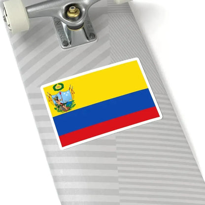 Flag of the Gran Colombia 1819-1820 version 1 (Colombia) STICKER Vinyl Kiss-Cut Decal - The Sticker Space