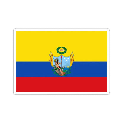 Flag of the Gran Colombia 1819-1820 version 2 (Colombia) STICKER Vinyl Kiss-Cut Decal 2 Inch White - The Sticker Space