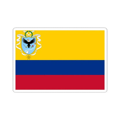 Flag of the Gran Colombia 1820-1821 recolor (Colombia) STICKER Vinyl Kiss-Cut Decal 4 Inch White - The Sticker Space