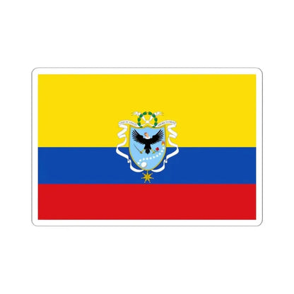 Flag of the Gran Colombia 1820-1821 version 2 (Colombia) STICKER Vinyl Kiss-Cut Decal 6 Inch White - The Sticker Space