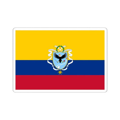 Flag of the Gran Colombia 1820-1821 version 2 recolor (Colombia) STICKER Vinyl Kiss-Cut Decal 6 Inch White - The Sticker Space