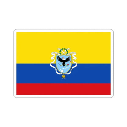 Flag of the Gran Colombia 1820-1821 version 3 (Colombia) STICKER Vinyl Kiss-Cut Decal 6 Inch White - The Sticker Space