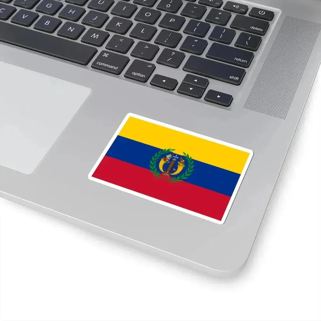 Flag of the Gran Colombia 1821-1830 version 1 recolor (Colombia) STICKER Vinyl Kiss-Cut Decal - The Sticker Space