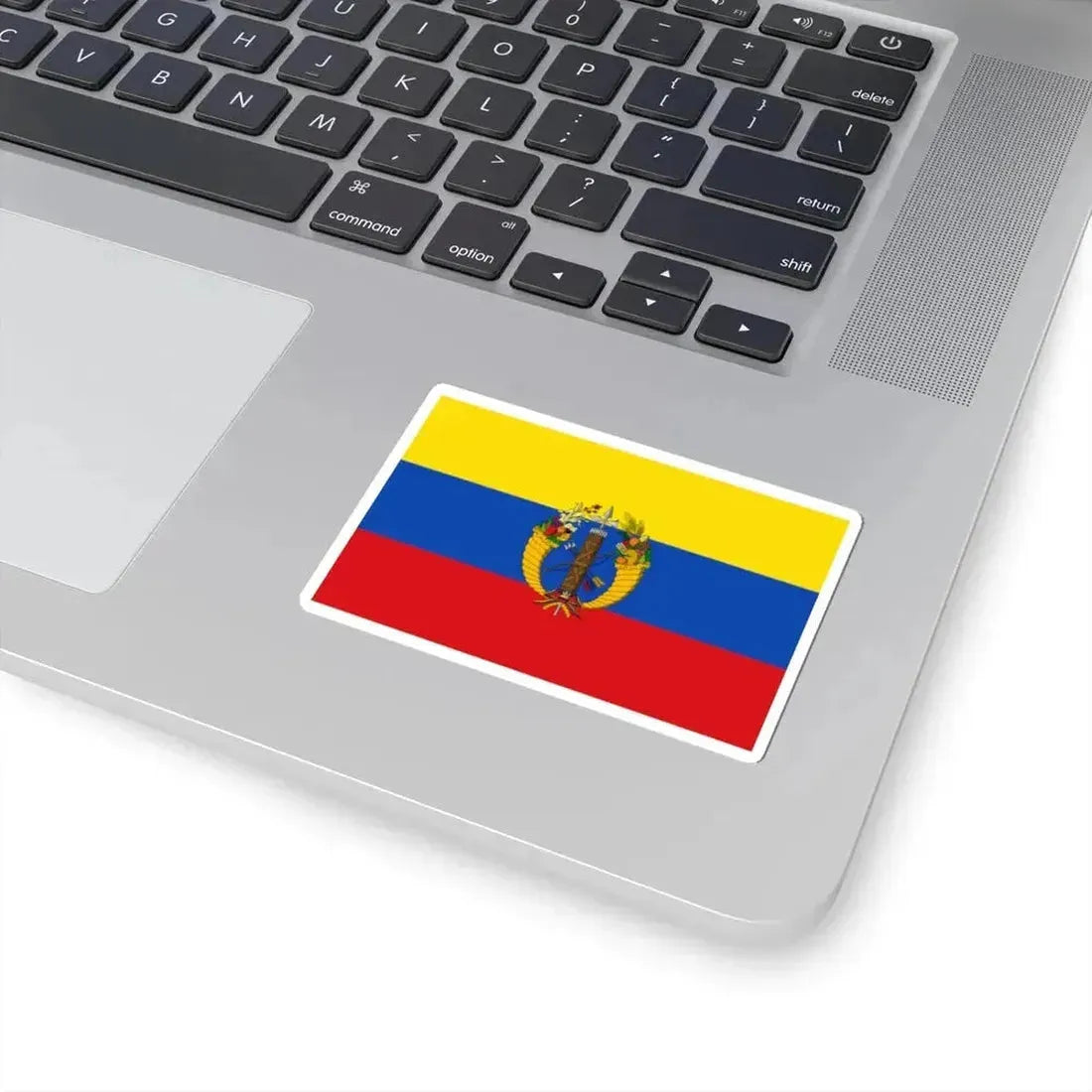 Flag of the Gran Colombia 1821-1830 version 2 (Colombia) STICKER Vinyl Kiss-Cut Decal - The Sticker Space