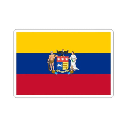 Flag of the Gran Colombia 1822 proposal (Colombia) STICKER Vinyl Kiss-Cut Decal 4 Inch White - The Sticker Space