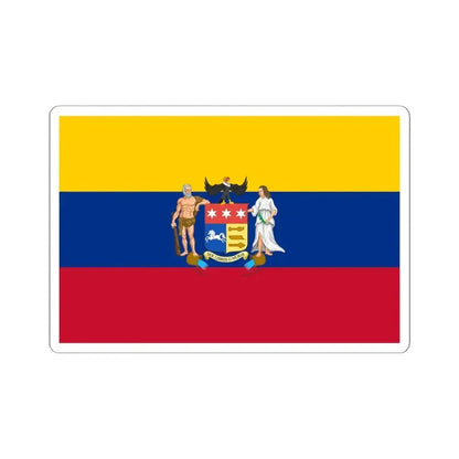 Flag of the Gran Colombia 1822 proposal (Colombia) STICKER Vinyl Kiss-Cut Decal 6 Inch White - The Sticker Space