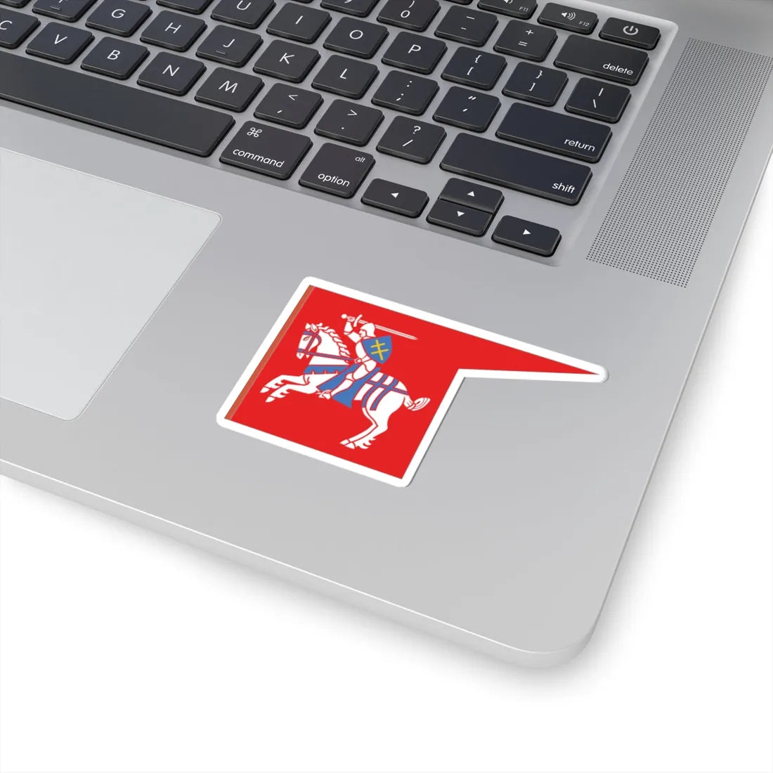Flag of the Grand Duchy of Lithuania 1403-1410 (Belarus) (Coat of Arms) STICKER Vinyl Kiss-Cut Decal - The Sticker Space