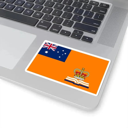 Flag of the Grand Orange Lodge of Australia (Australia) STICKER Vinyl Kiss-Cut Decal - The Sticker Space