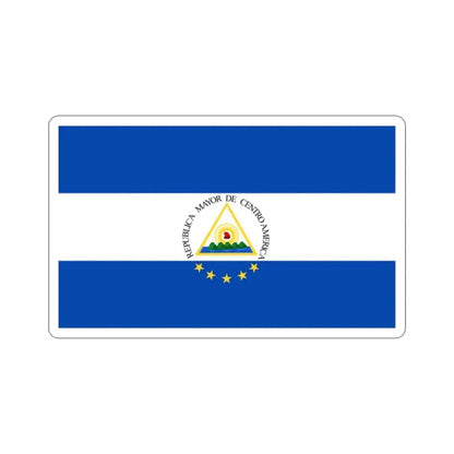 Flag of the Greater Republic of Central America (1898) STICKER Vinyl Die-Cut Decal 2 Inch - The Sticker Space
