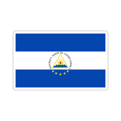 Flag of the Greater Republic of Central America (1898) STICKER Vinyl Die-Cut Decal-3 Inch-The Sticker Space