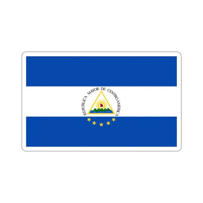 Flag of the Greater Republic of Central America (1898) STICKER Vinyl Die-Cut Decal 3 Inch - The Sticker Space
