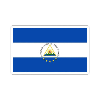 Flag of the Greater Republic of Central America (1898) STICKER Vinyl Die-Cut Decal 4 Inch - The Sticker Space