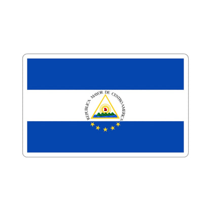 Flag of the Greater Republic of Central America (1898) STICKER Vinyl Die-Cut Decal-5 Inch-The Sticker Space