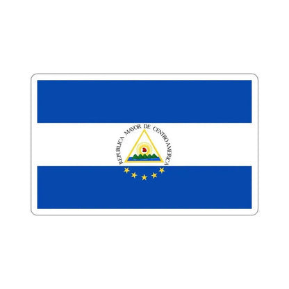 Flag of the Greater Republic of Central America (1898) STICKER Vinyl Die-Cut Decal 5 Inch - The Sticker Space