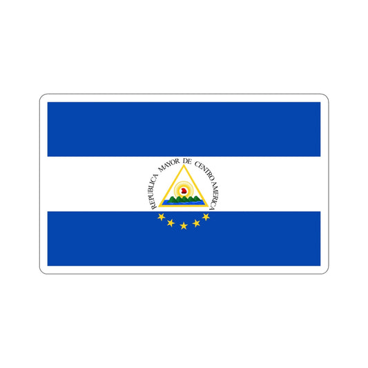 Flag of the Greater Republic of Central America (1898) STICKER Vinyl Die-Cut Decal-6 Inch-The Sticker Space