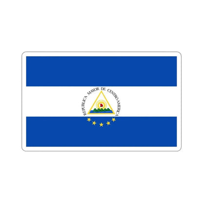 Flag of the Greater Republic of Central America (1898) STICKER Vinyl Die-Cut Decal 6 Inch - The Sticker Space