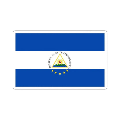Flag of the Greater Republic of Central America (1898) STICKER Vinyl Die-Cut Decal - The Sticker Space