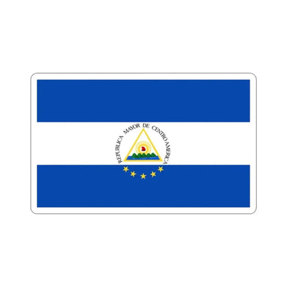 Flag of the Greater Republic of Central America (1898) STICKER Vinyl Die-Cut Decal - The Sticker Space