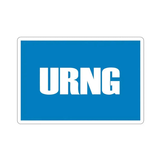 Flag of the Guatemalan National Revolutionary Unity STICKER Vinyl Die-Cut Decal 6 Inch - The Sticker Space