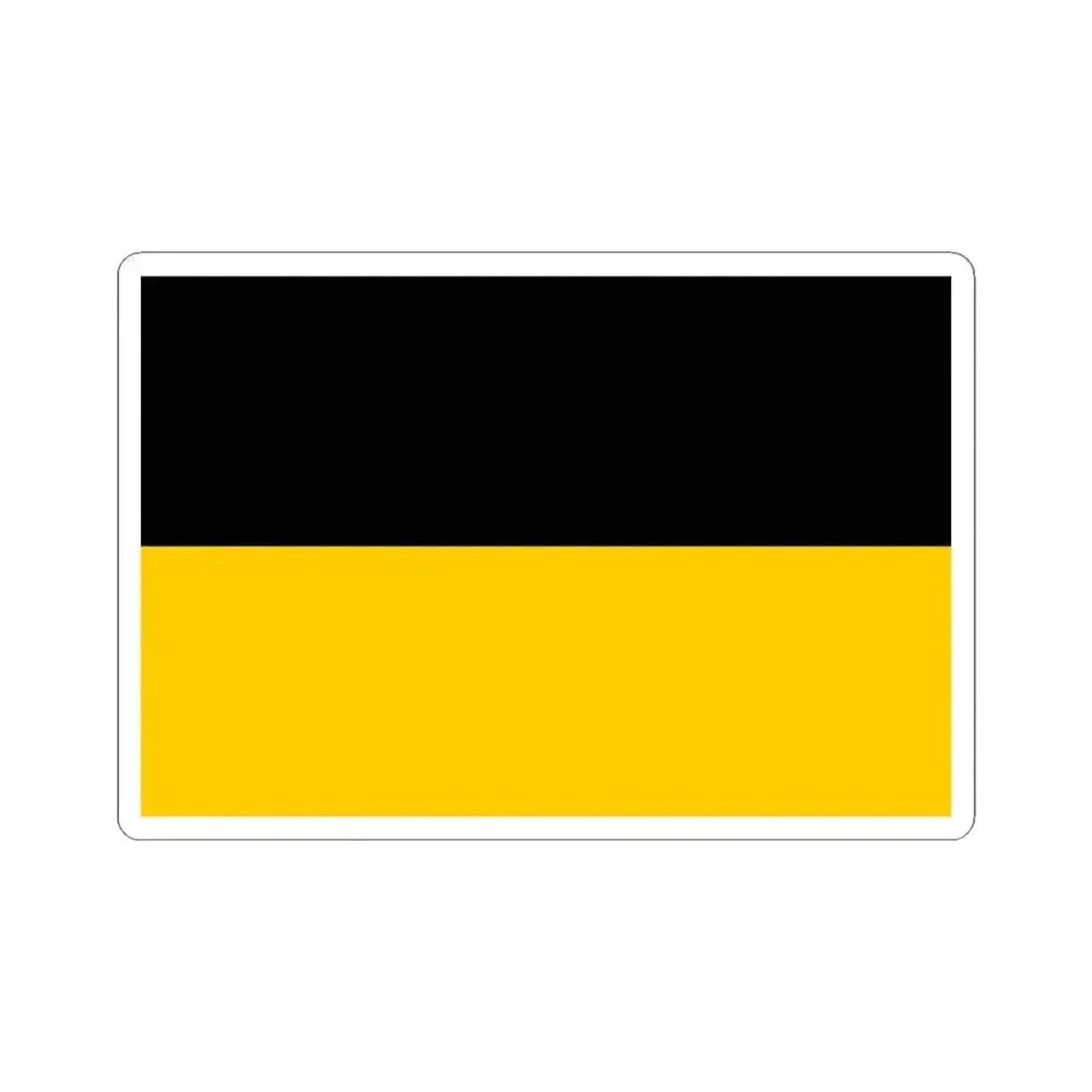 Flag of the Habsburg Monarchy (Austria) STICKER Vinyl Kiss-Cut Decal 4 Inch White - The Sticker Space