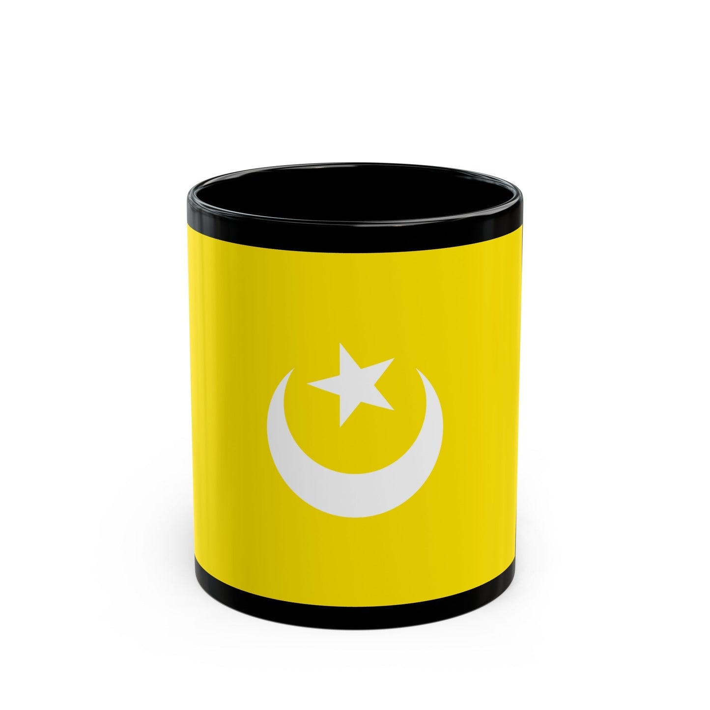 Flag of The Hafsid dynasty - Black Coffee Mug-11oz-The Sticker Space