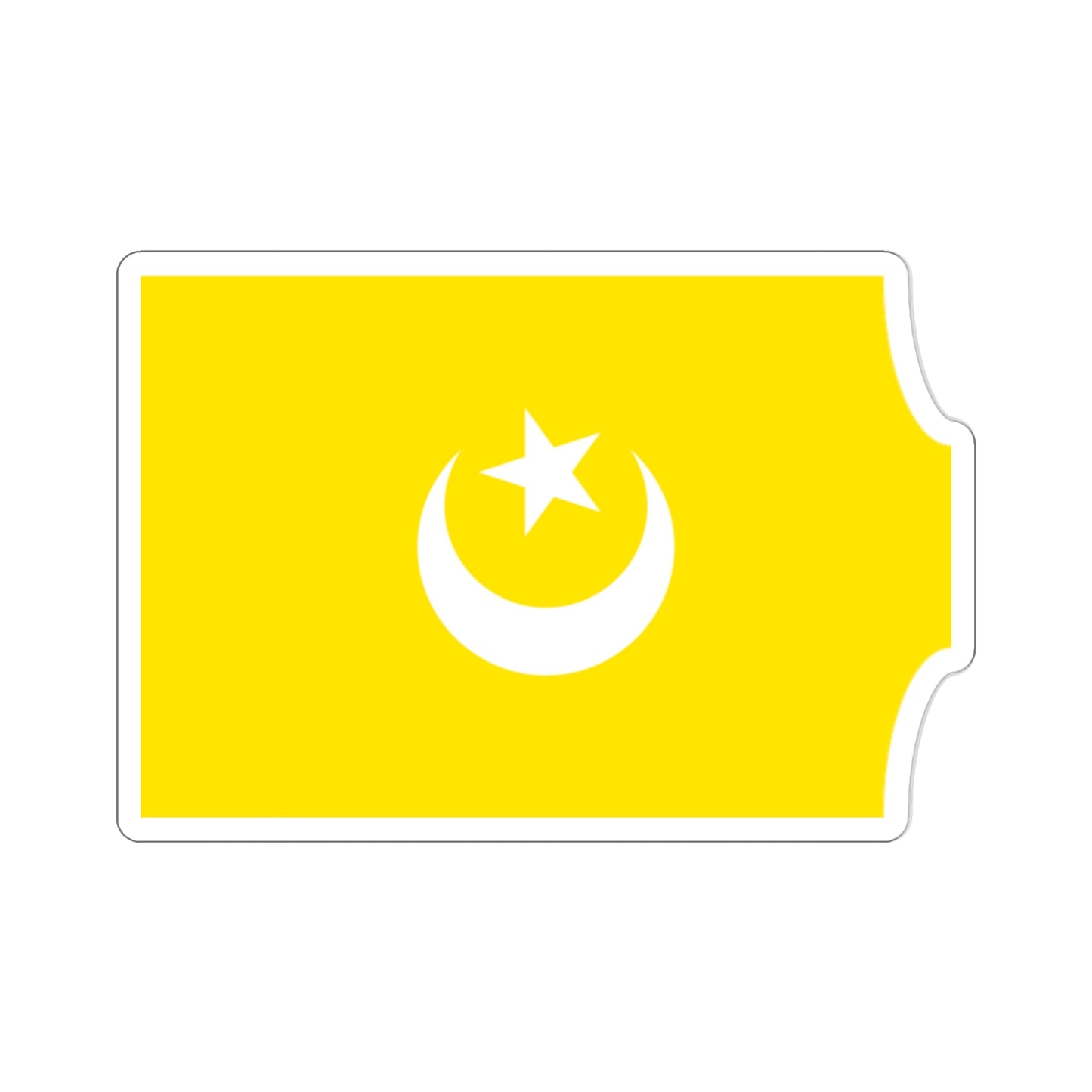 Flag of The Hafsid Dynasty STICKER Vinyl Die-Cut Decal-2 Inch-The Sticker Space