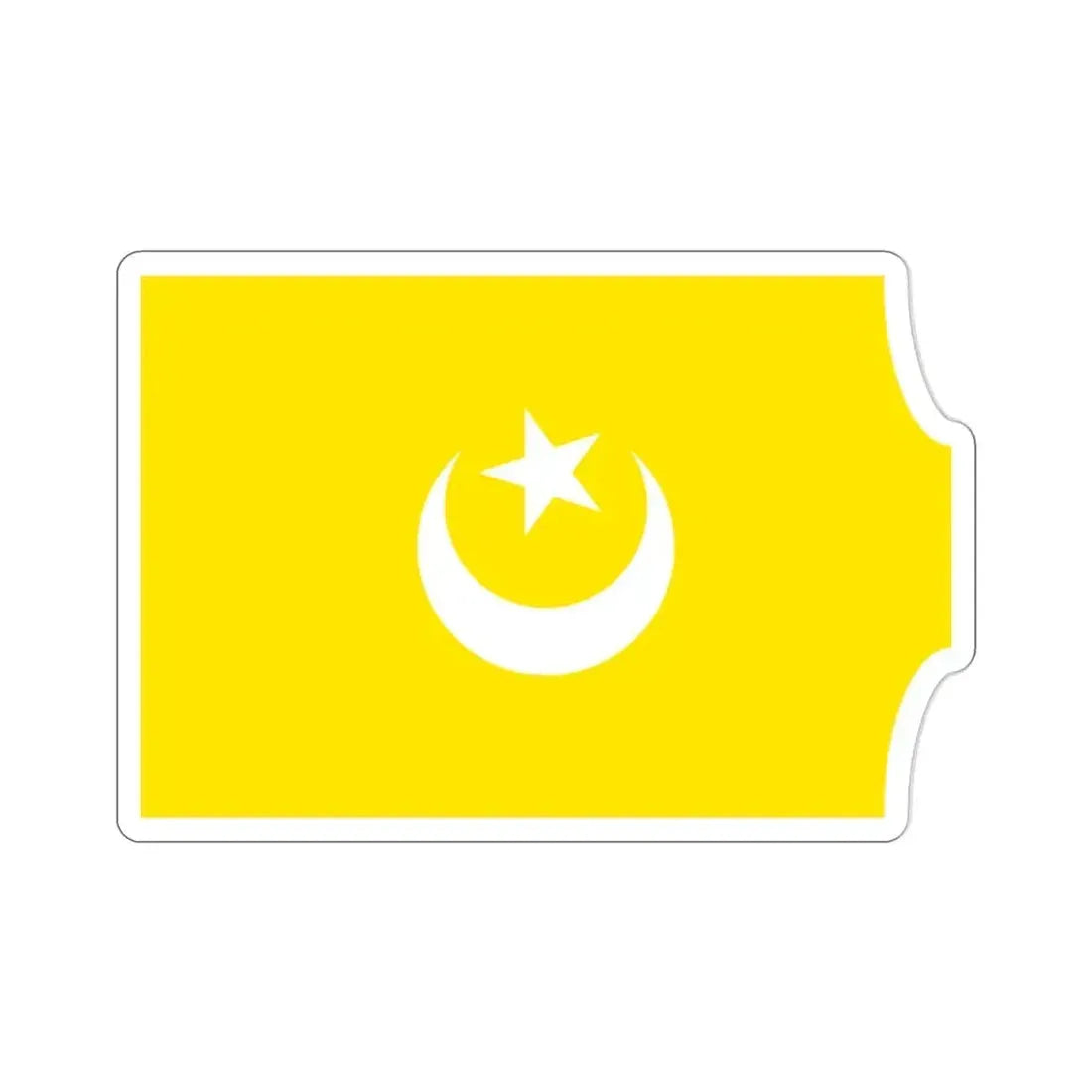 Flag of The Hafsid Dynasty STICKER Vinyl Die-Cut Decal 2 Inch - The Sticker Space