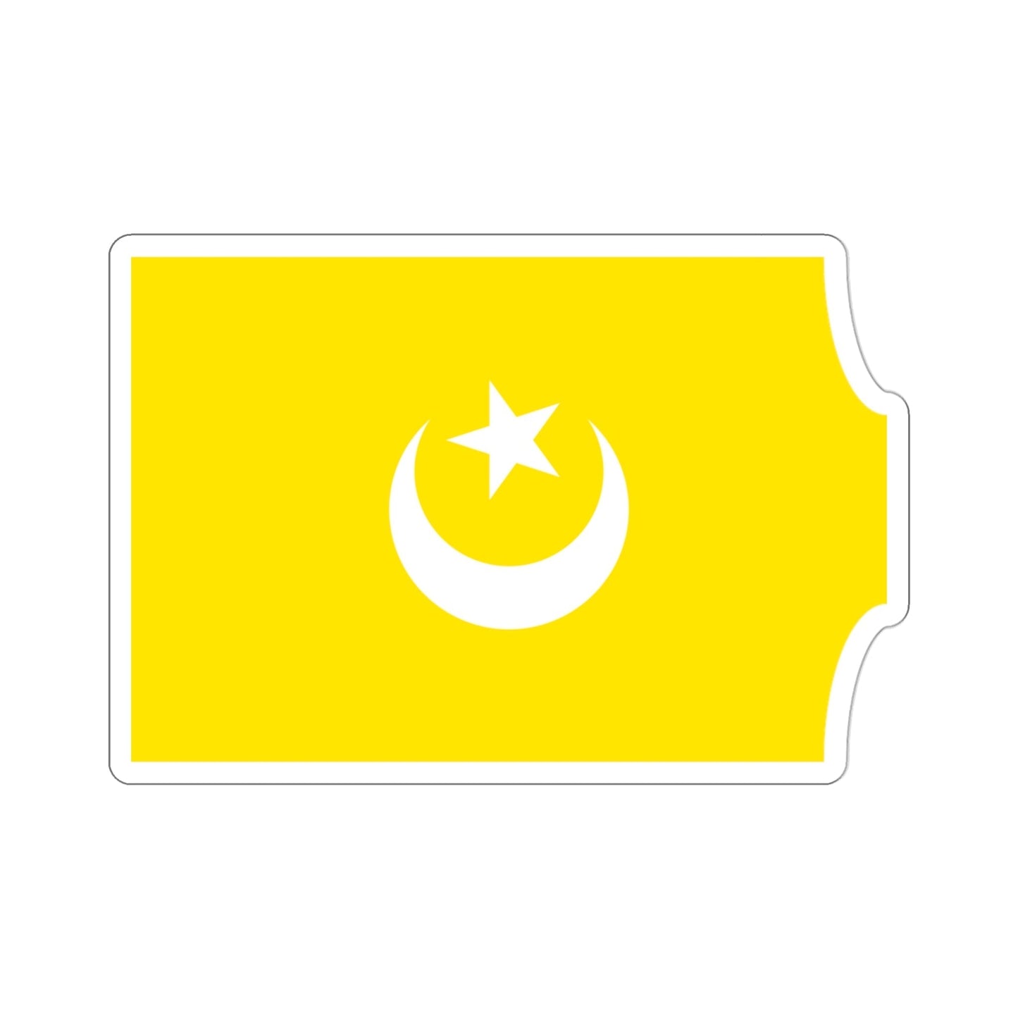 Flag of The Hafsid Dynasty STICKER Vinyl Die-Cut Decal-3 Inch-The Sticker Space