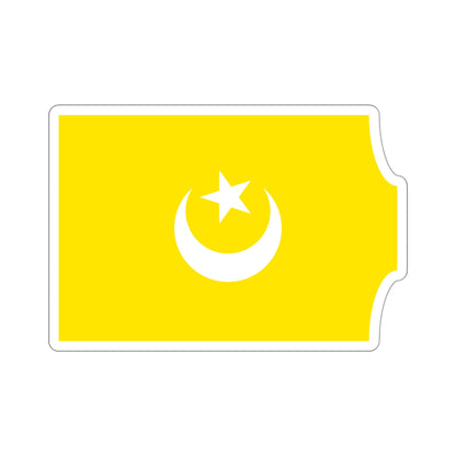 Flag of The Hafsid Dynasty STICKER Vinyl Die-Cut Decal-4 Inch-The Sticker Space