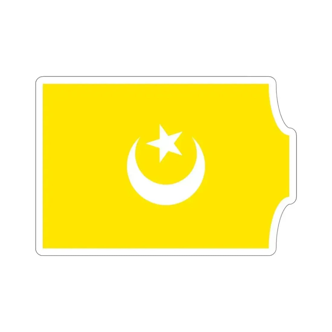 Flag of The Hafsid Dynasty STICKER Vinyl Die-Cut Decal 5 Inch - The Sticker Space