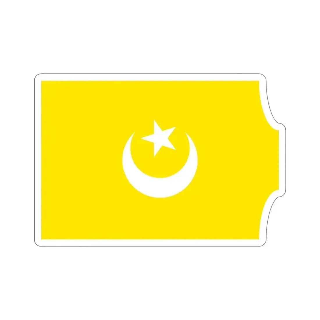 Flag of The Hafsid Dynasty STICKER Vinyl Die-Cut Decal 6 Inch - The Sticker Space