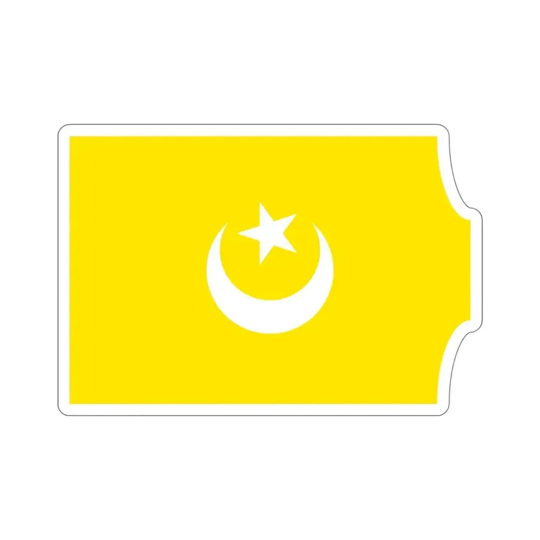 Flag of The Hafsid Dynasty STICKER Vinyl Die-Cut Decal 6 Inch - The Sticker Space