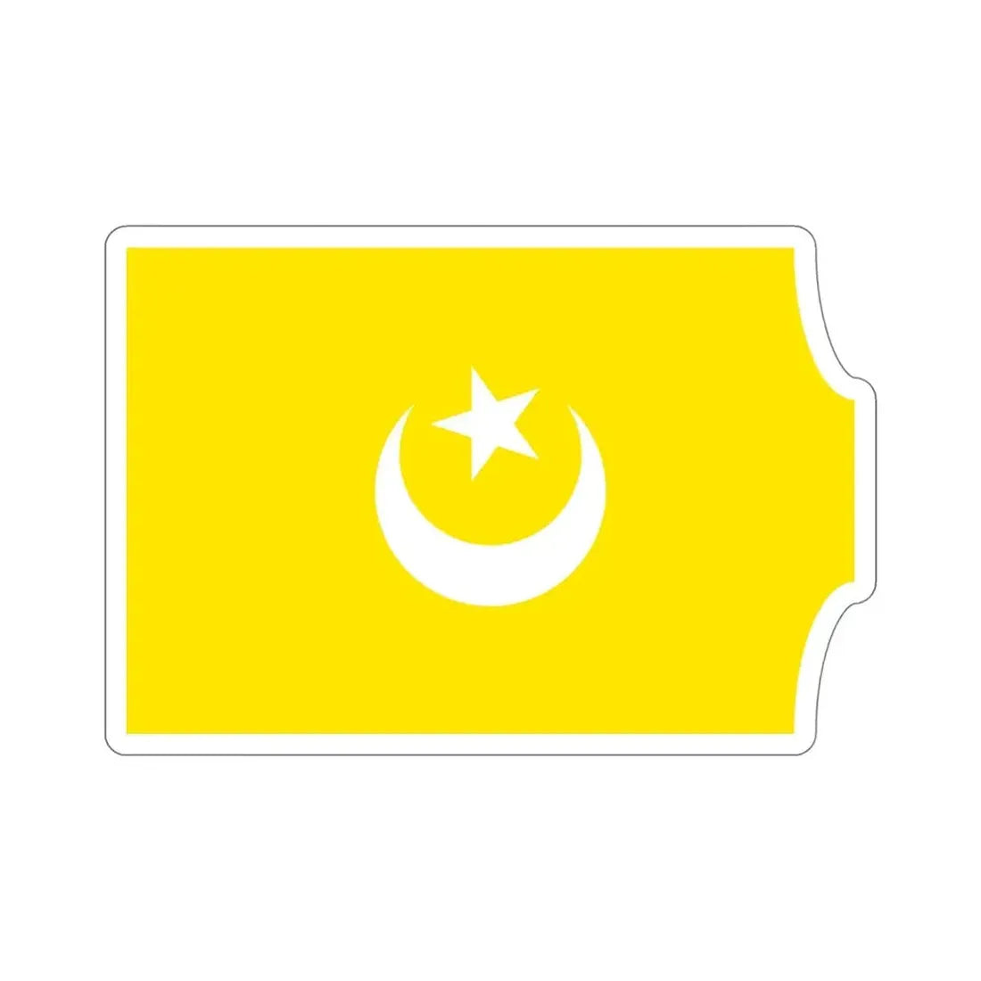 Flag of The Hafsid Dynasty STICKER Vinyl Die-Cut Decal - The Sticker Space