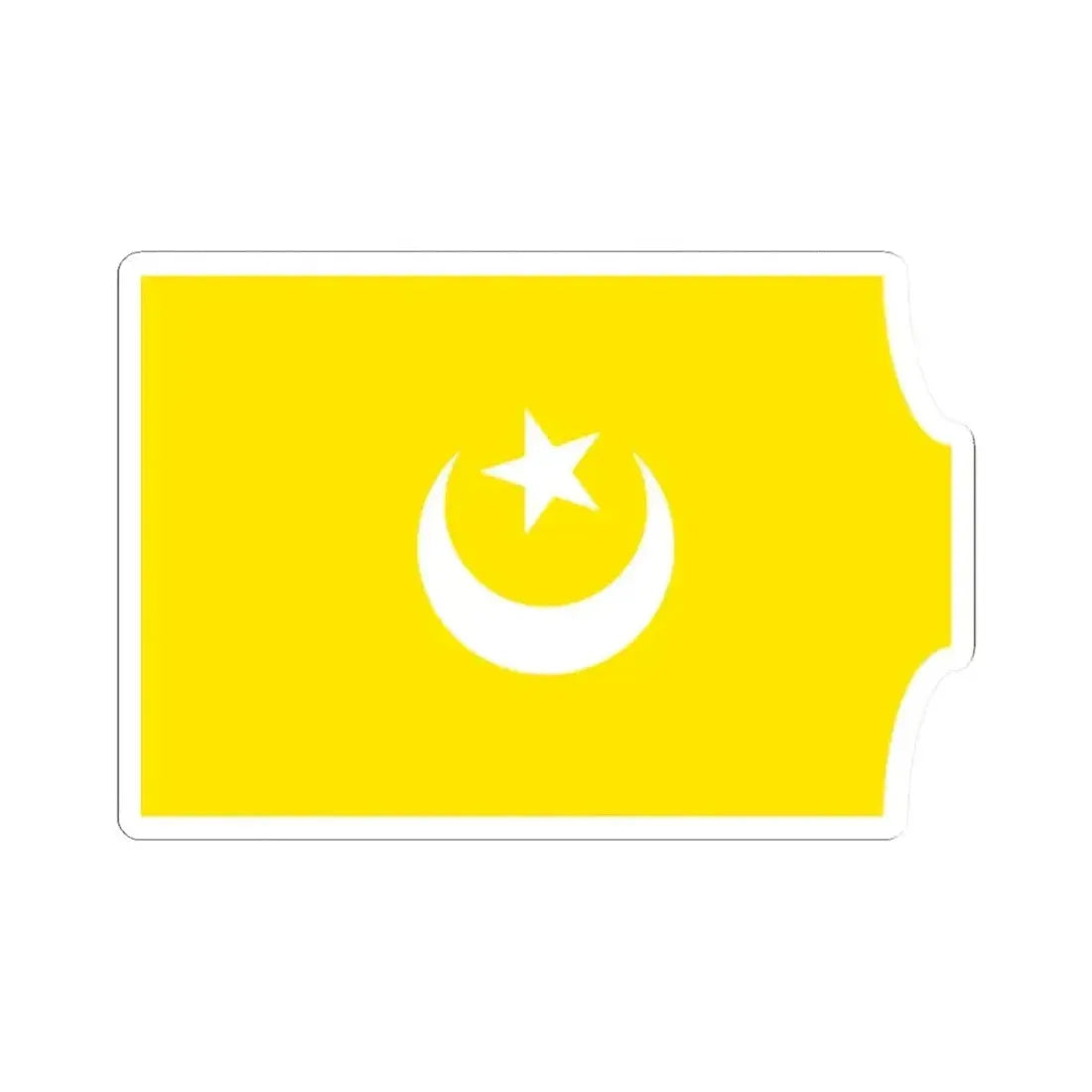 Flag of The Hafsid dynasty - STICKER Vinyl Kiss-Cut Decal 2 Inch White - The Sticker Space