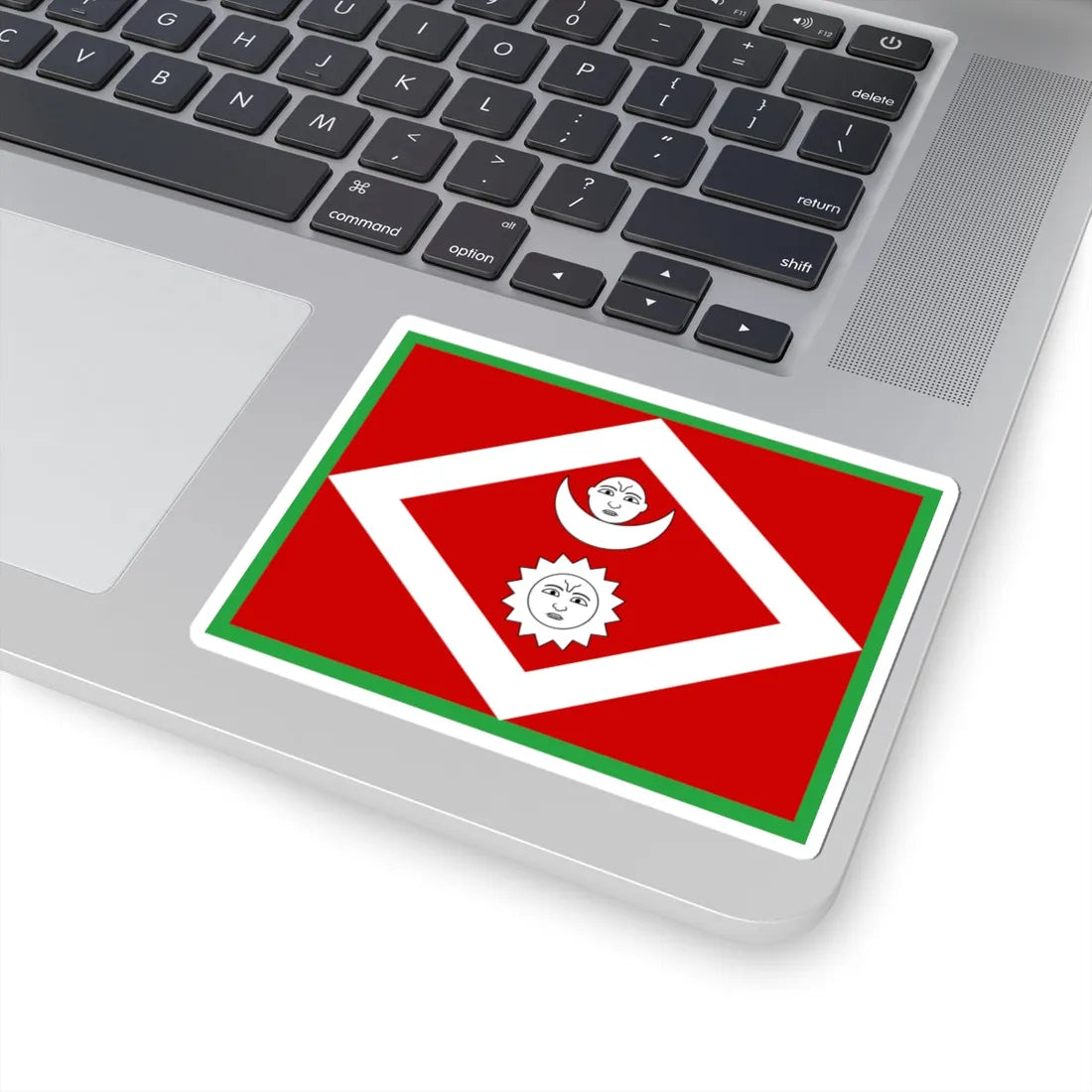 Flag of the H.E. Commander in chief of Nepal 1928 (Nepal) STICKER Vinyl Kiss-Cut Decal - The Sticker Space