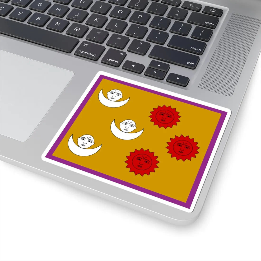Flag of the H.H. Maharaja of Nepal 1928 (Nepal) STICKER Vinyl Kiss-Cut Decal - The Sticker Space