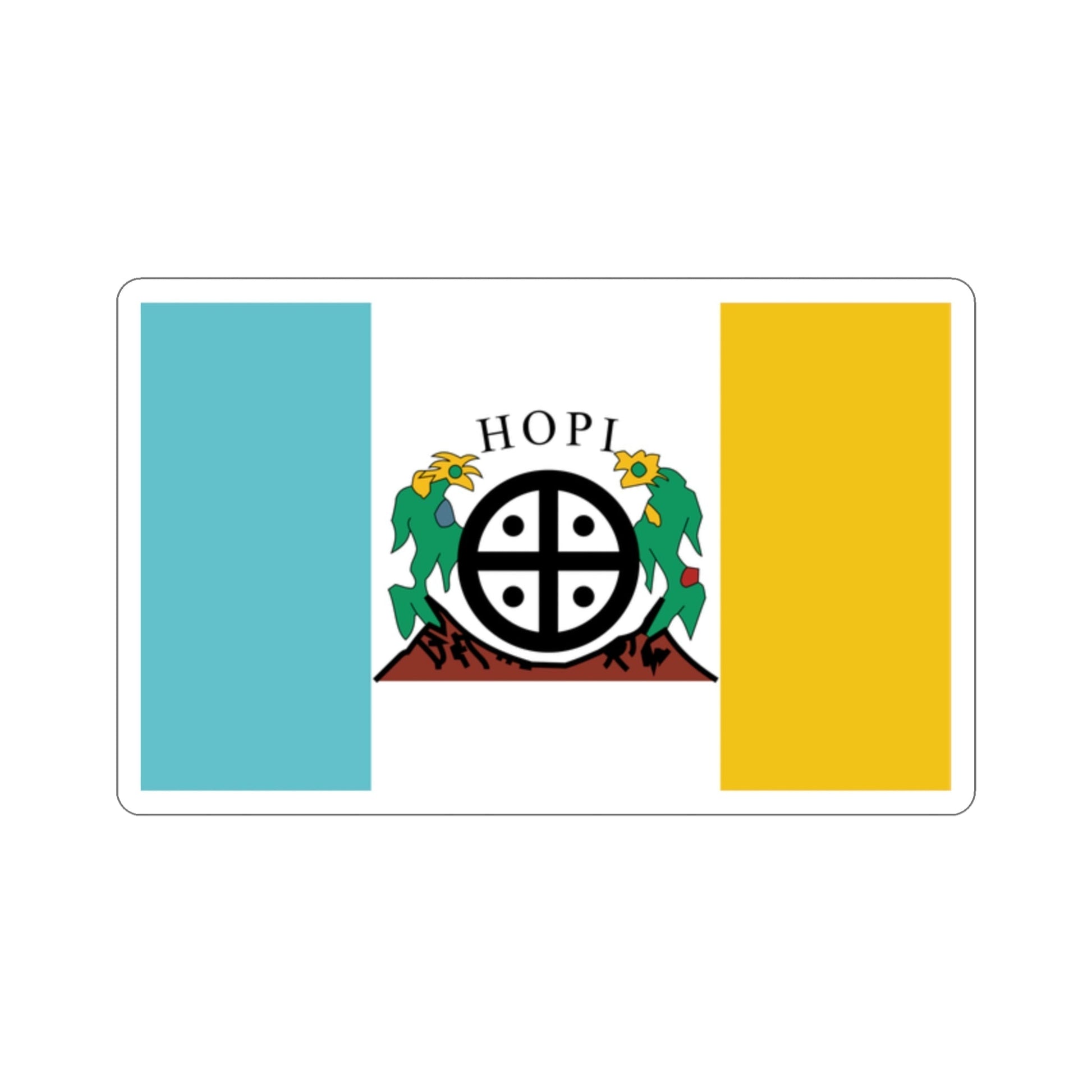 Flag of the Hopi Reservation STICKER Vinyl Die-Cut Decal-2 Inch-The Sticker Space