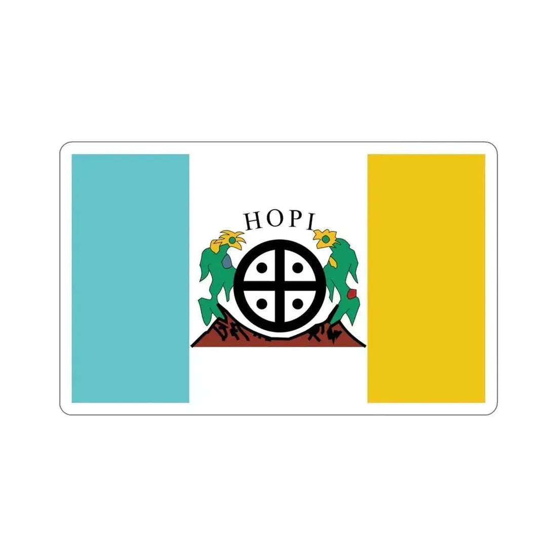 Flag of the Hopi Reservation STICKER Vinyl Die-Cut Decal - The Sticker Space