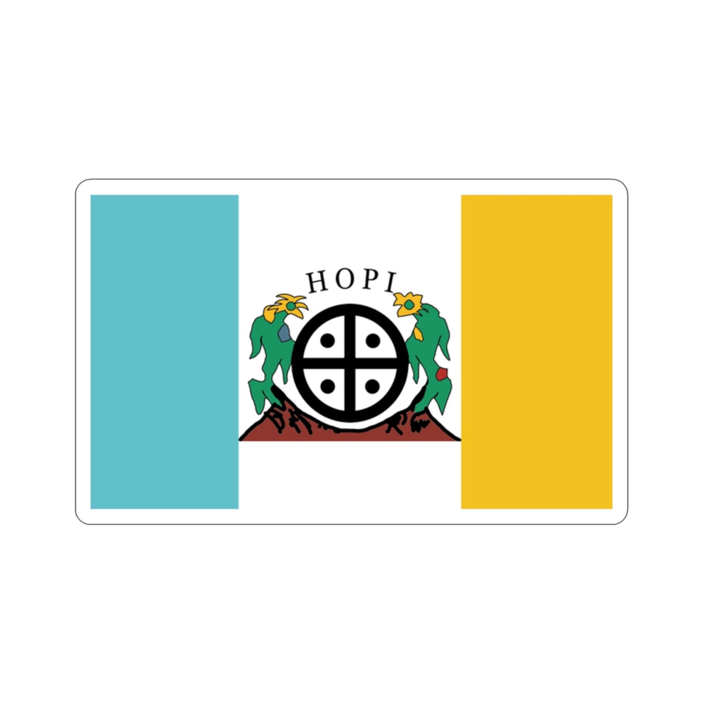 Flag of the Hopi STICKER Vinyl Die-Cut Decal-2 Inch-The Sticker Space