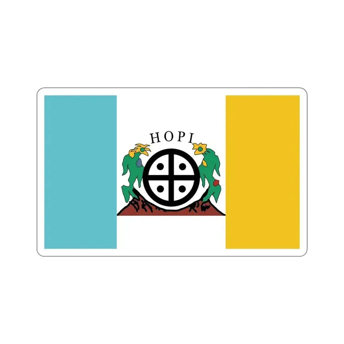 Flag of the Hopi STICKER Vinyl Die-Cut Decal 5 Inch - The Sticker Space
