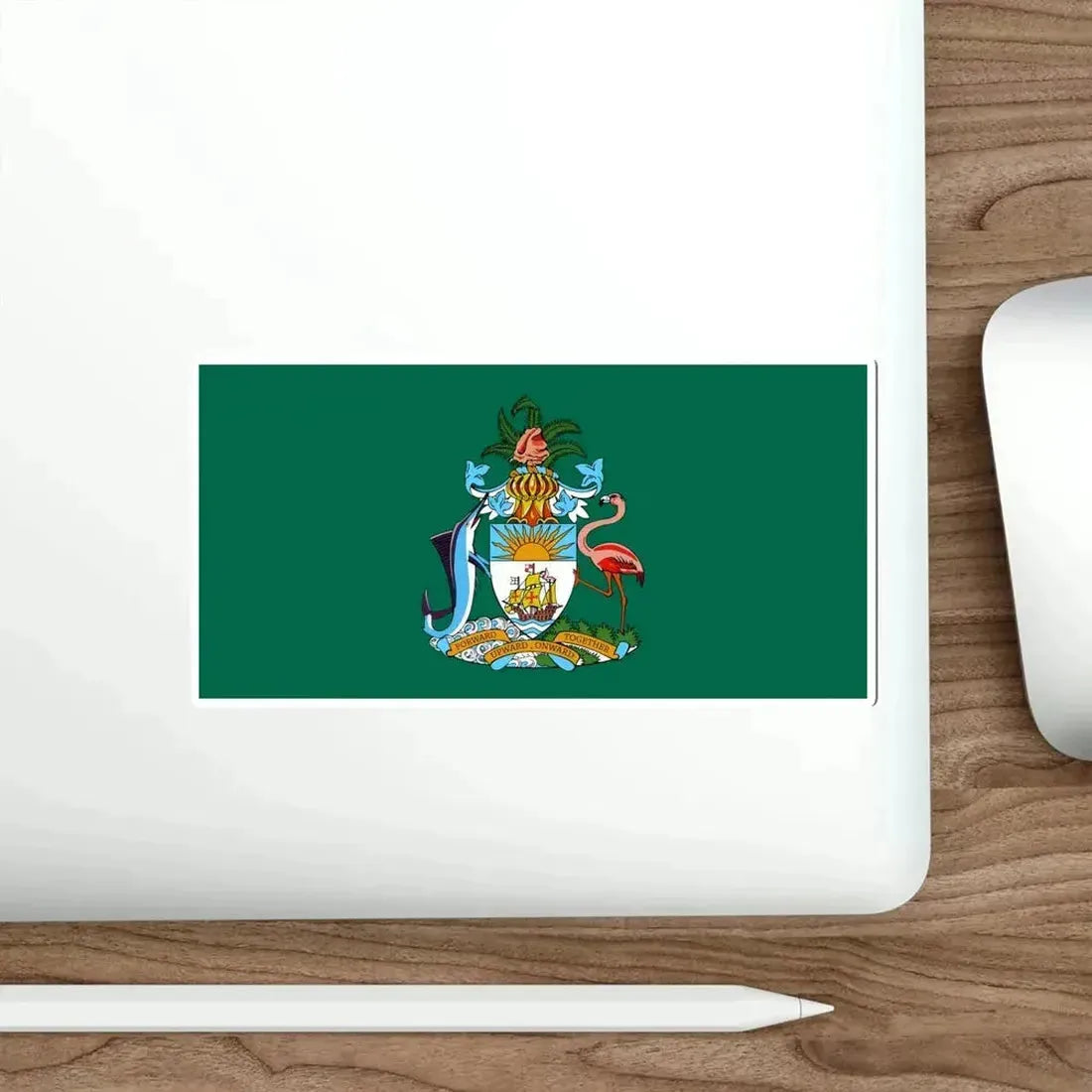 Flag of the House of Assembly of the Bahamas STICKER Vinyl Die-Cut Decal - The Sticker Space