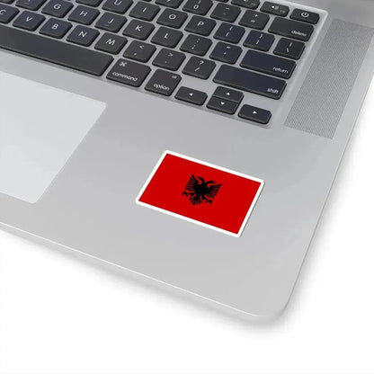 Flag of the Hoxha I Government 1944-1946 (Albania) STICKER Vinyl Kiss-Cut Decal - The Sticker Space