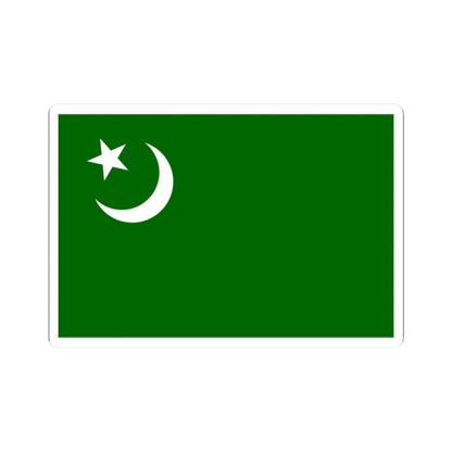 Flag of the Indian Union Muslim League (India) STICKER Vinyl Kiss-Cut Decal 2 Inch White - The Sticker Space