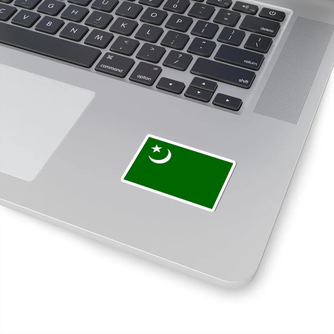 Flag of the Indian Union Muslim League (India) STICKER Vinyl Kiss-Cut Decal - The Sticker Space