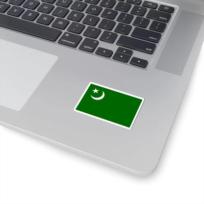 Flag of the Indian Union Muslim League (India) STICKER Vinyl Kiss-Cut Decal - The Sticker Space